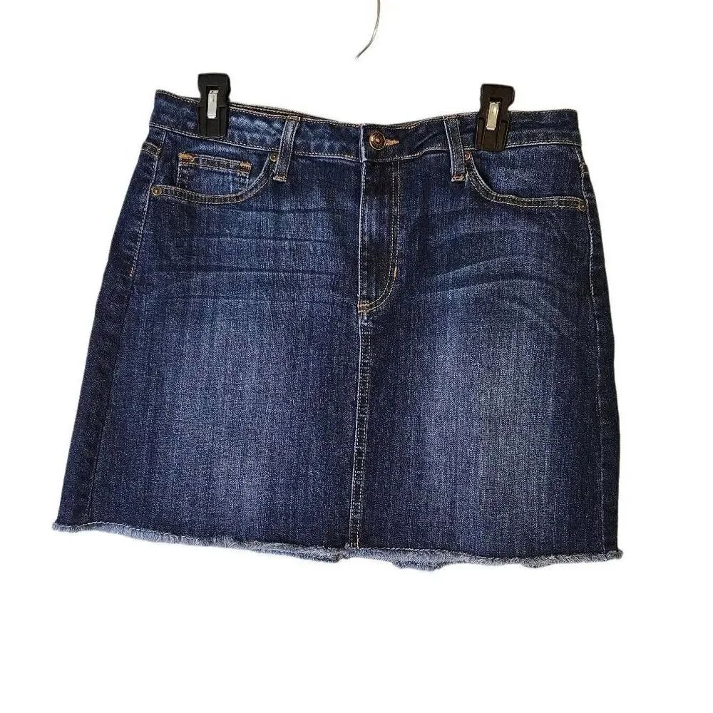 Just Black Denim skirt. Size L.